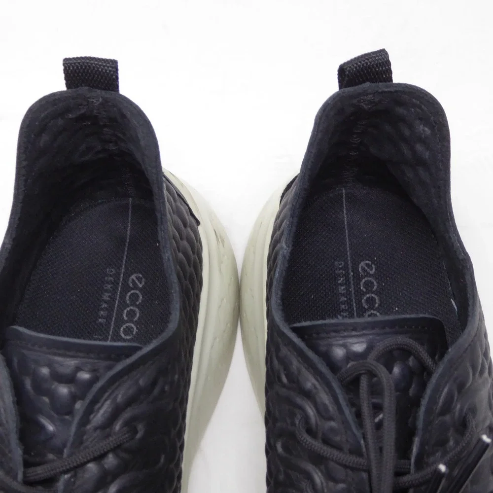 ECCO Therap Womens Shoes Sneaker Black Textured Leather Size 37 / 6 US